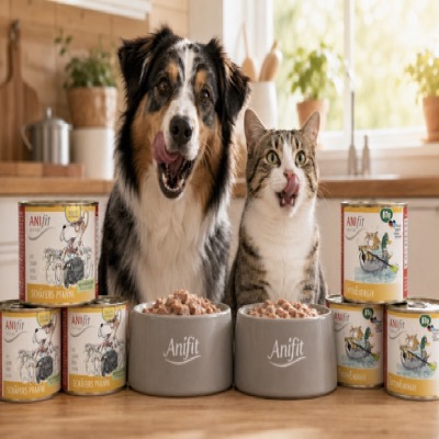 Anifit Hunde- und Katzenfutter mit frischen Zutaten